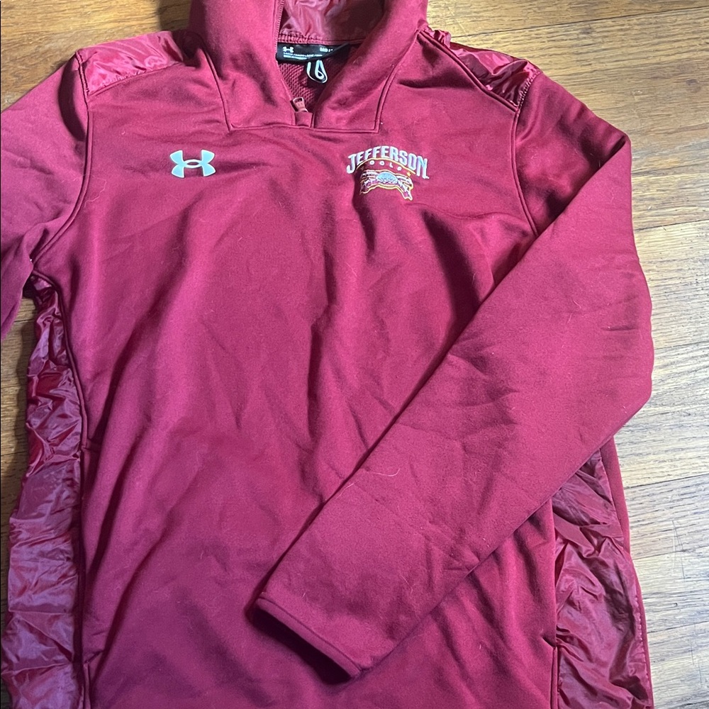 Under Armour Burgundy Quarter-Zip Pullover